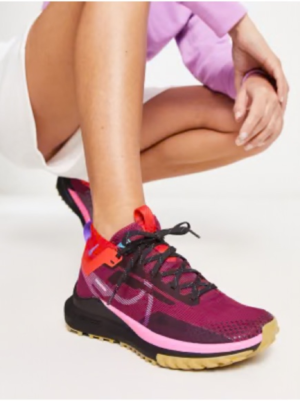 Nike React Pegasus Trail 4 Gore-Tex Rosewood Trail Run Shoes - Picture 12 of 12